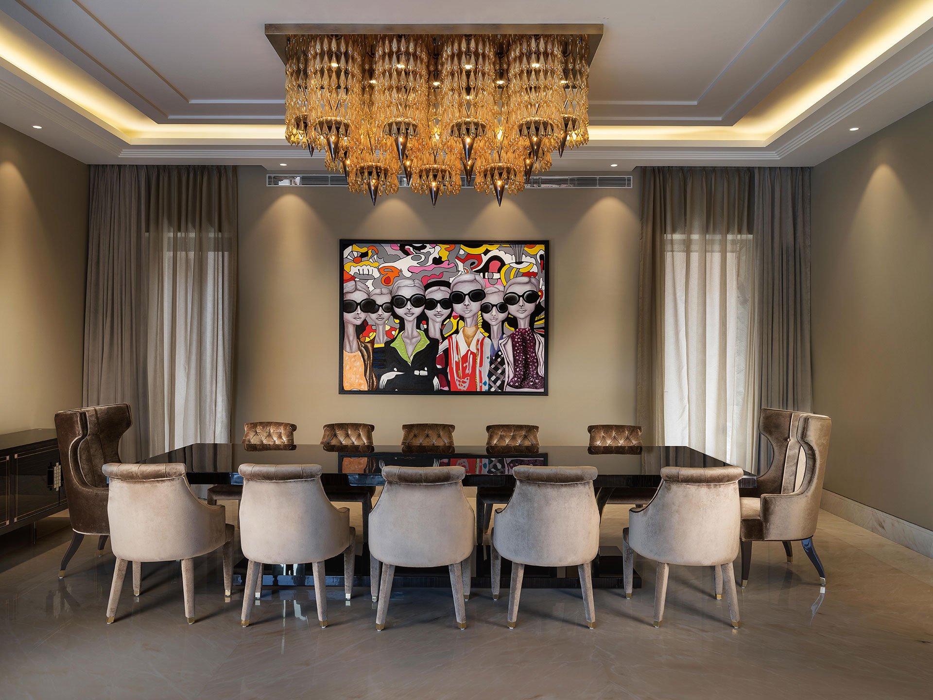 panther house delhi interior design luxury villa living area aparna kaushik