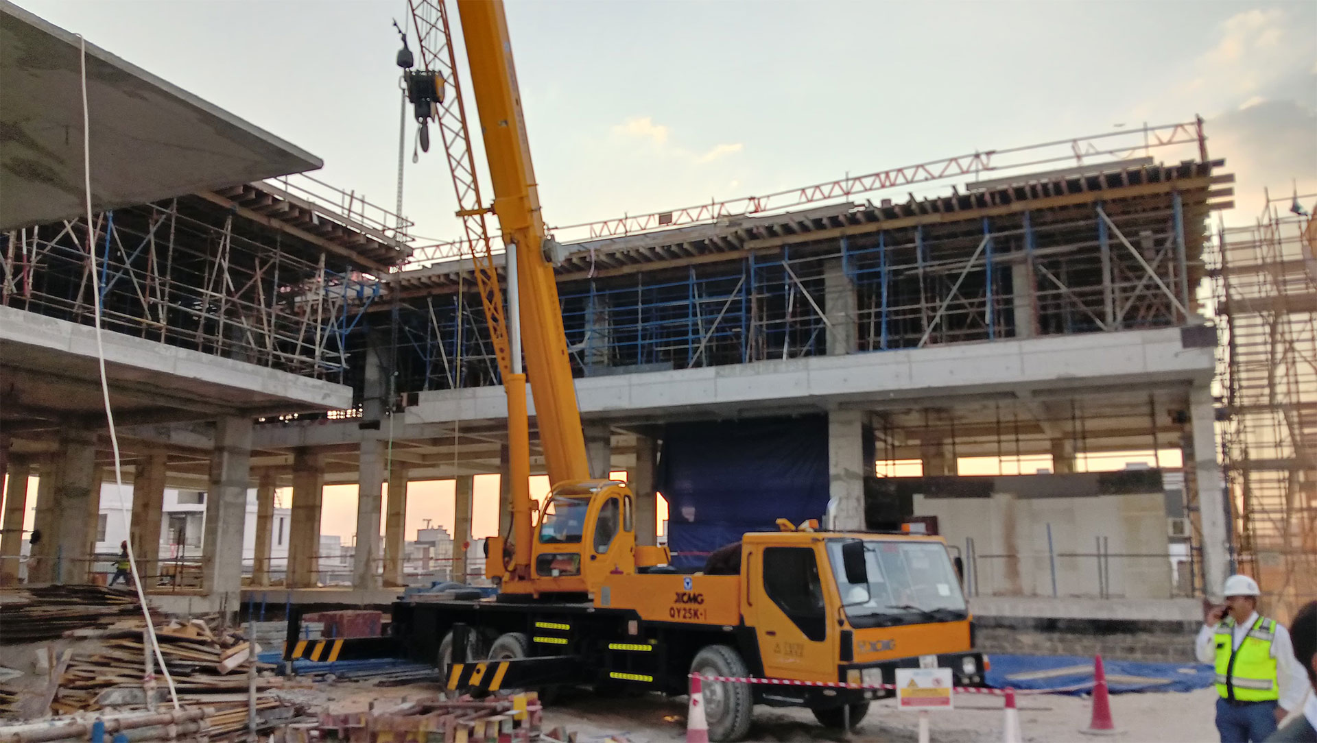 Bespoke Dubai villa at shell construction stage, where early appointment of an interior designer allows influence on structural and MEP decisions before handover