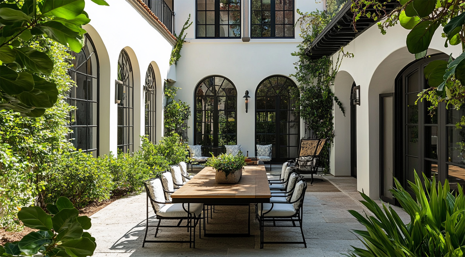 Verandah designed for Bangalore's plateau climate