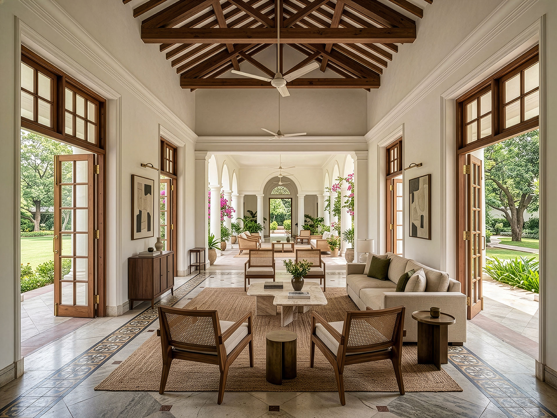 Heritage restoration detail in a Lutyens Bungalow Zone home