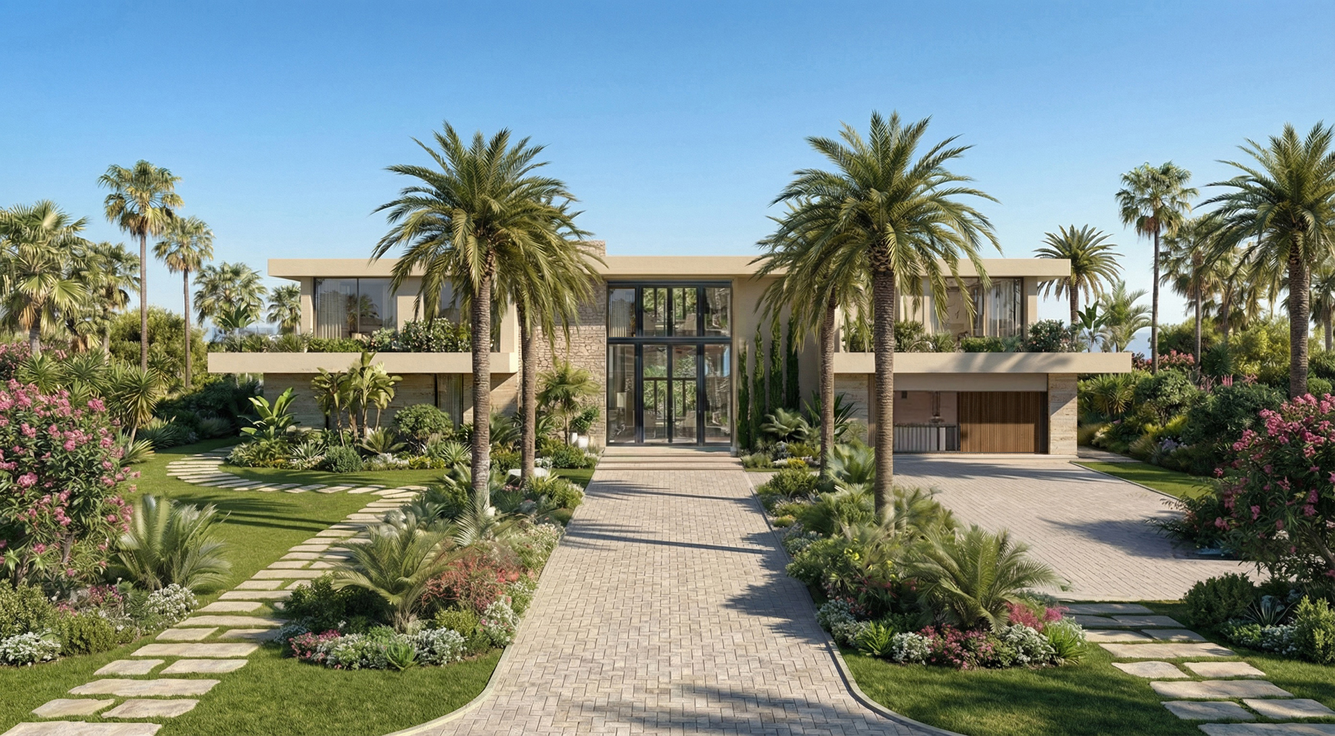 Luxury villa in Emirates Hills Dubai on the Montgomerie golf course
